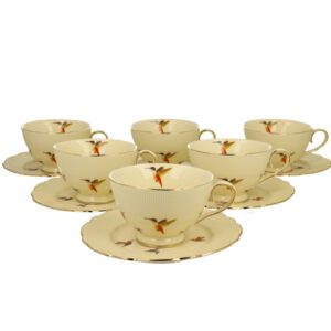 DUO Komplet filiżanek KOLIBRY 6os.