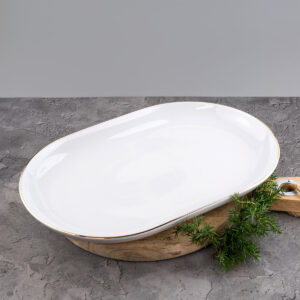 Półmisek owal. 28cm WA-08z Złota Linia (modern)