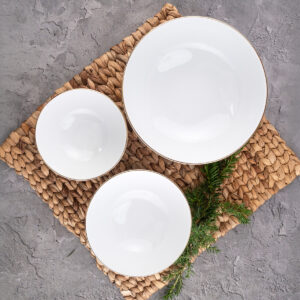 Komplet talerzy 4os. WA-08zł Złota Linia (modern)