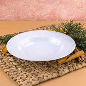 Talerz głęboki 22,5cm WA-98 Biała Koronka