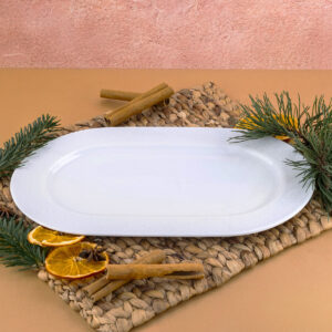 Półmisek owal. 32cm WA-98 Biała Koronka