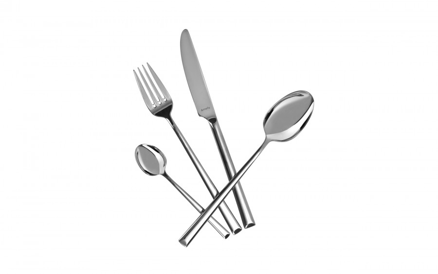 Komplet sztućców 12 osób / 77 cz. Amefa - METROPOLE kaseta - obrazek 2
