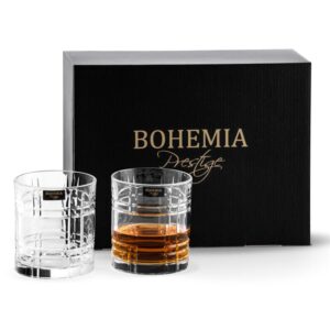 BOHEMIA Prestige Szklanki WHISKY 340ml SEMPRE 6szt.