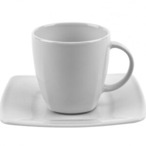 Filiżanka 250ml ze spodkiem VICTORIA (biała)