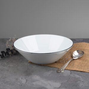 Salaterka (miska) 23,5cm - WA-150 Czarny Rant (Trapo)