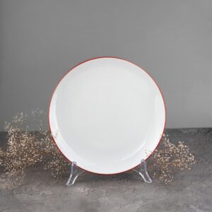 Talerz deserowy 20,5cm - Czerwona Linia (modern)