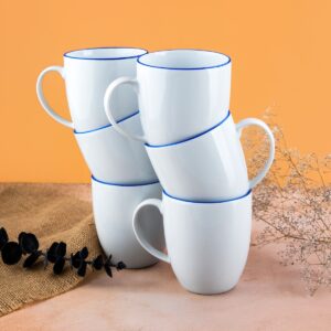 Komplet kubków 6 os. NIEBIESKA Linia (modern)