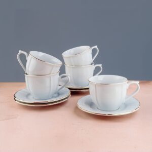 Komplet filiżanek 6 os. WA-08z Złota Linia - MARIA