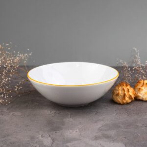 Talerz głęboki 18cm (miseczka) - Żółta Linia  (modern)