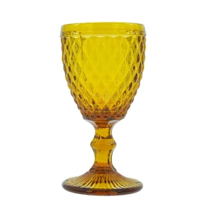 AMEFA Kieliszki do wina, wody 200ml - DIAMOND 6szt. bursztynowe