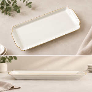 Taca prostokątna 35x16cm ROMA WA-08z Złota Linia